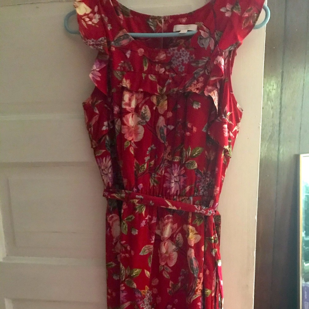 Lauren Conrad floral cotton garden dress